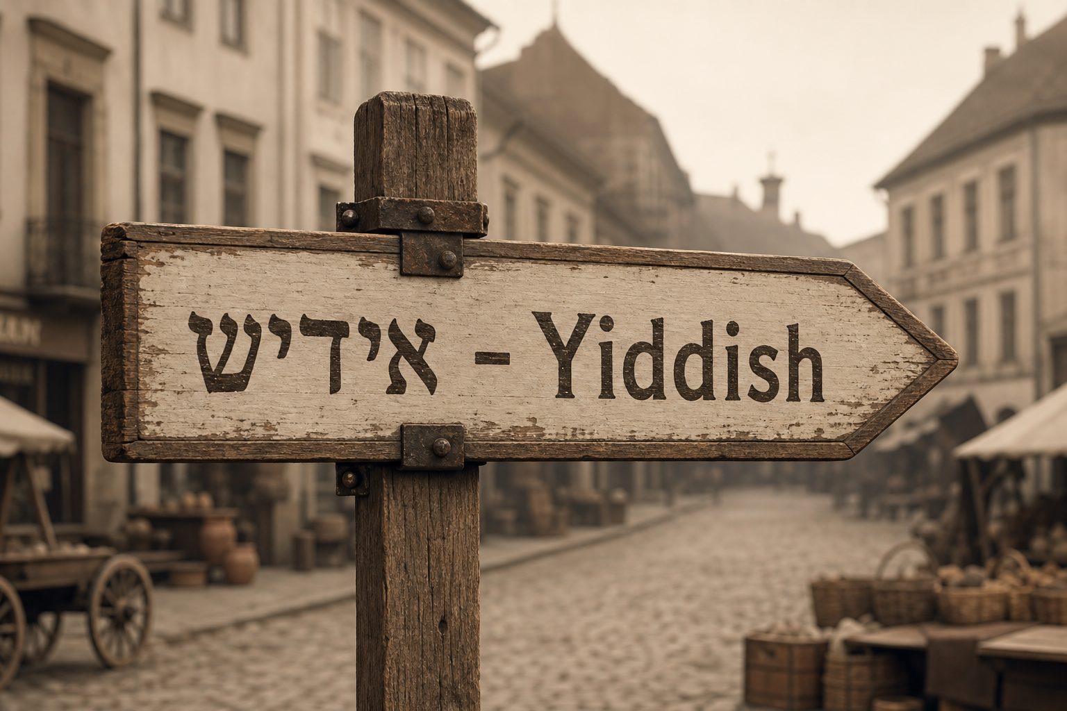 אידיש - Yiddish sign